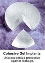 Cohesive silicone implants