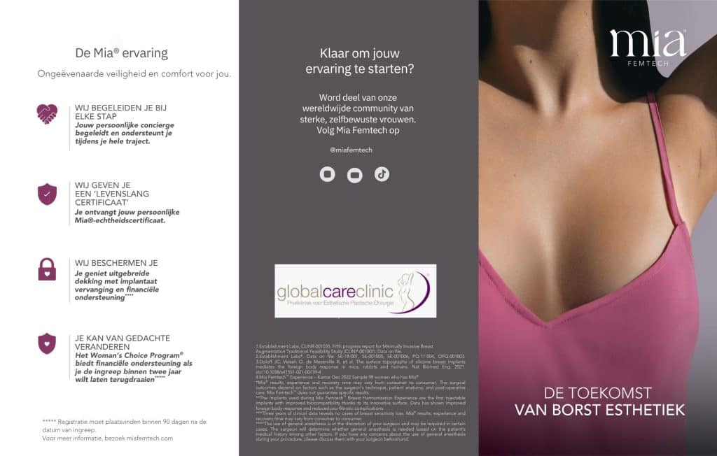 Mia Femtech patiëntenbrochure